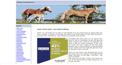 Desktop Screenshot of haflinger-familienpferd.de
